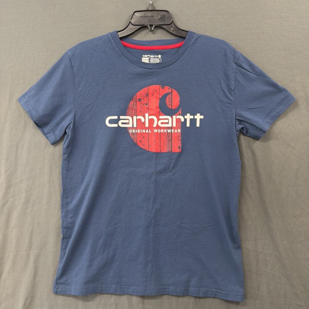 Carhartt Womens Size Xl 18-20 Shirt T-Shirt Blue